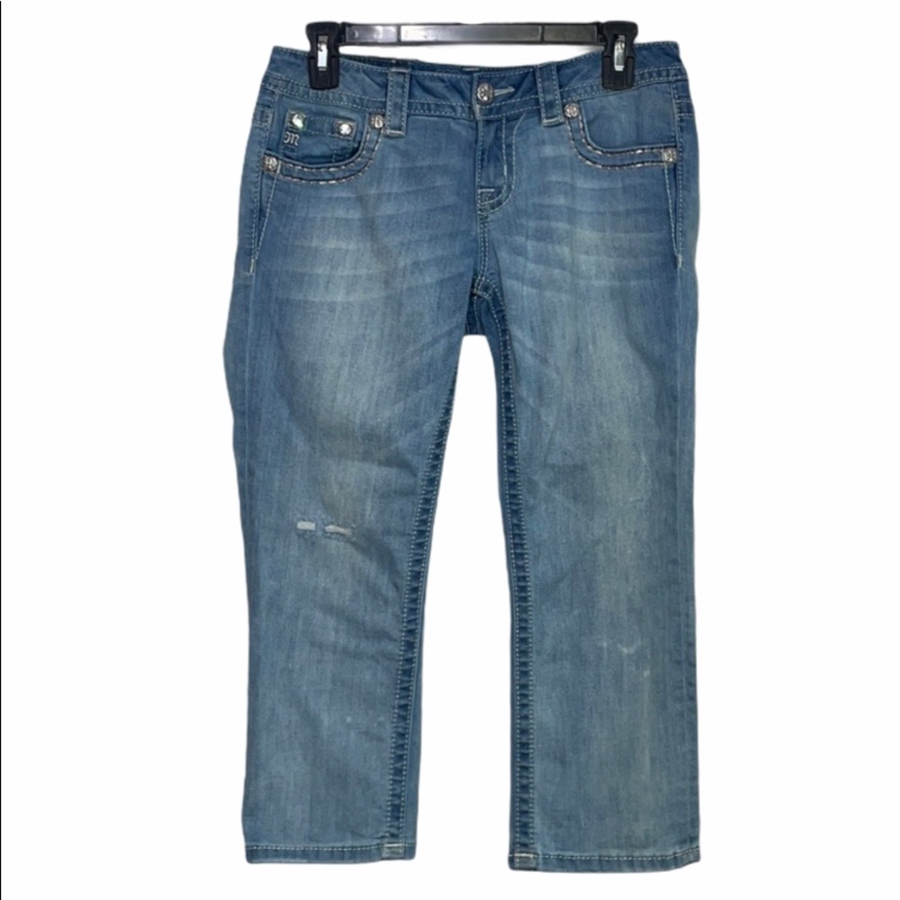 Miss Me Signature Cuffed Capri Jeans Size 27